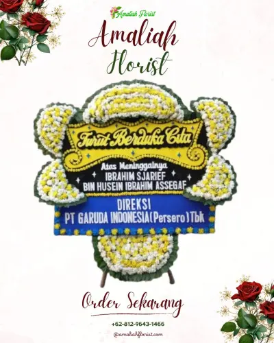 Papan Bunga Duka di Bakalan